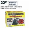 32-Box Contractor Garbage Bags - $22.99