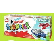 Kinder Surprise Chocolate Eggs or Kinder Bueno Bites - 2/$6.00 (Up to $2.38 off)