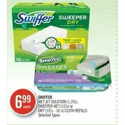 Swiffer Wet Jet Solution, Sweeper Wet Or Dry Cloth Refills - $6.99
