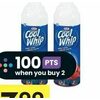 Cool Whip Aerosol Topping  - $3.99