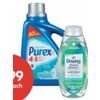 Snuggle Fabric Softener, Downy Rinse & Refresh or Purex Laundry Detergent - $6.99