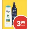 Alberto or Dove Hair Care Products - $3.99