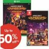 Minecraft Games for Xbox Series X or Nintendo Switch - Up to 50% off